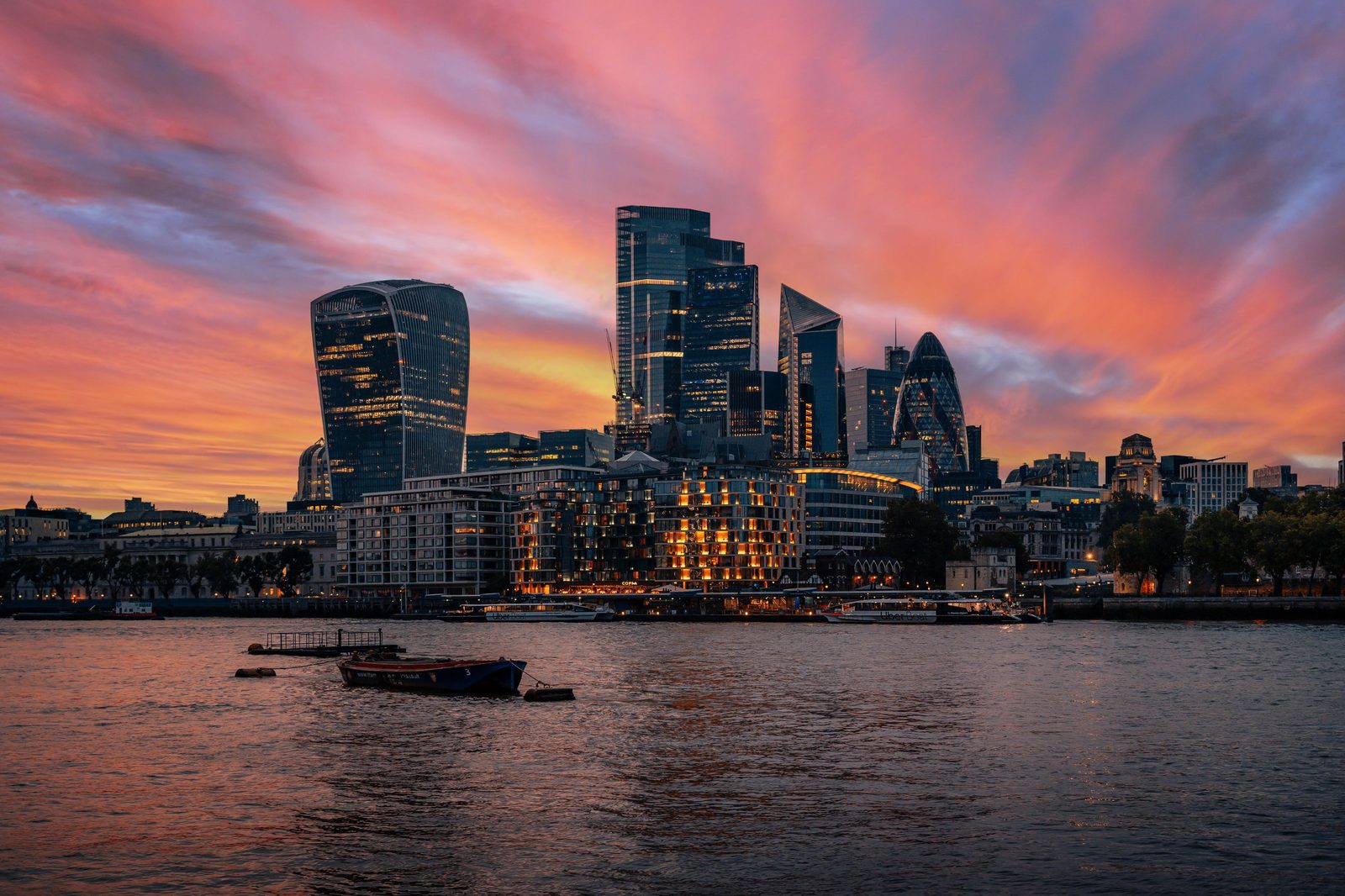 City skyline at sunset representing the real-world assets behind the STW RWA platform
